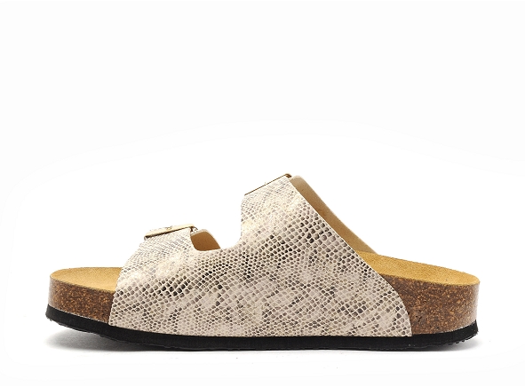 Plakton mules et sabots plats femme cp beta 340010 beige