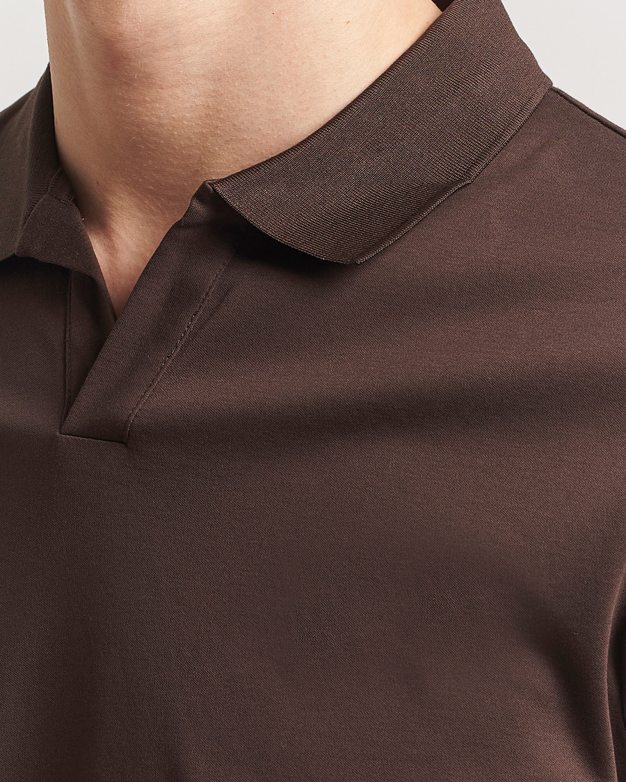 NN07 Paul Mercerized Polo Demitasse Brown
