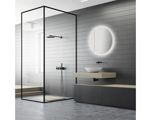Spiegelkast DSK Picasso 60 x 8,9 x 60 cm wit 1-deurs LED IP 24