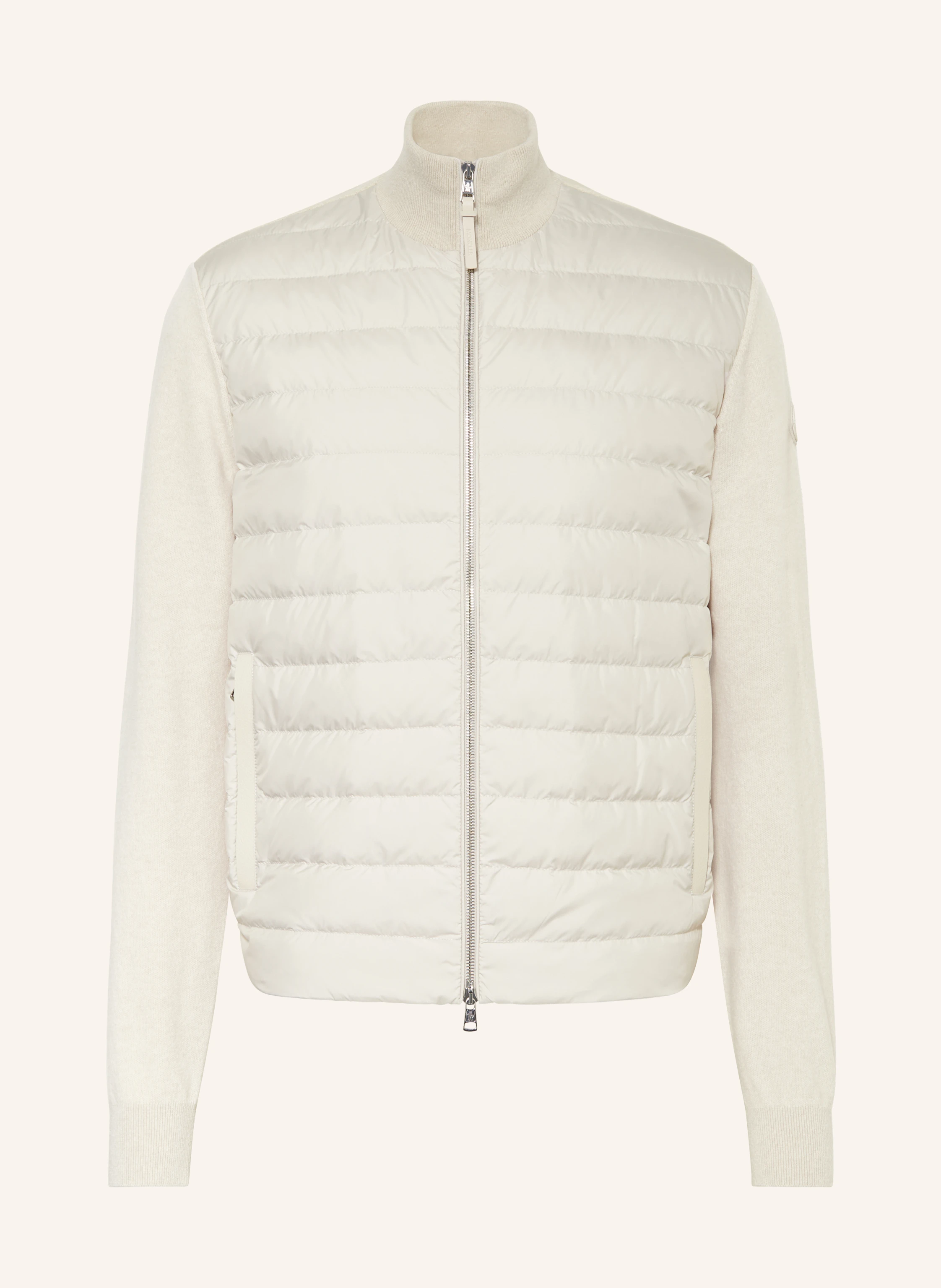 MONCLER Strickjacke im Materialmix