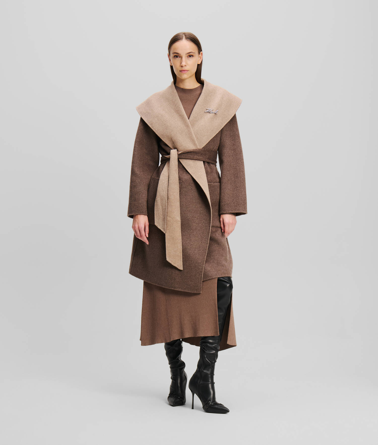 MANTEAU DOUX RÉVERSIBLE