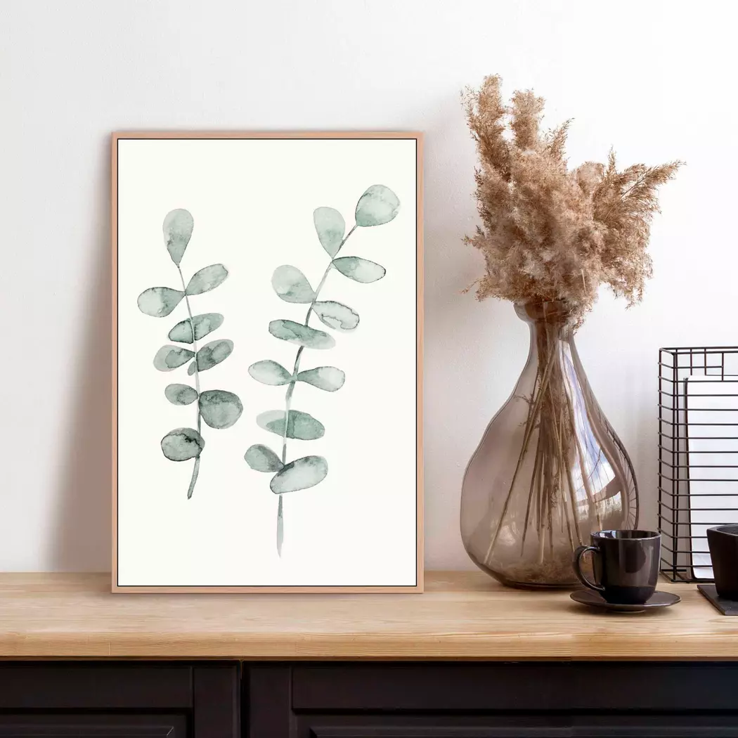 Wandbild 20 x 30 cm Eucalyptus Strings