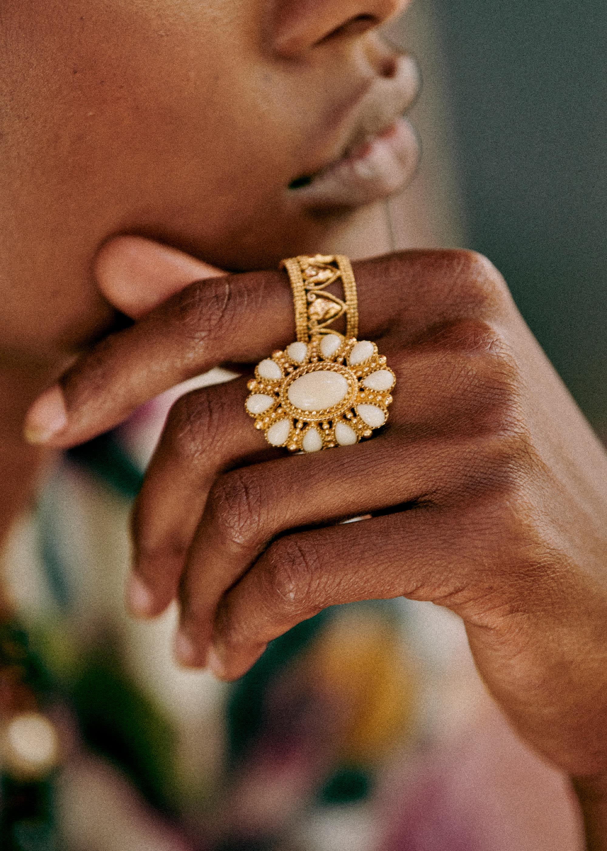 Bague Taylor - Ecru - E-SHOP/BIJOUX Bracelets & Bagues 5905870