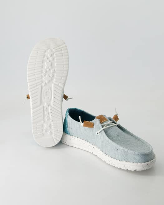 Hey Dude Wendy Heathered Sneaker in Blau
