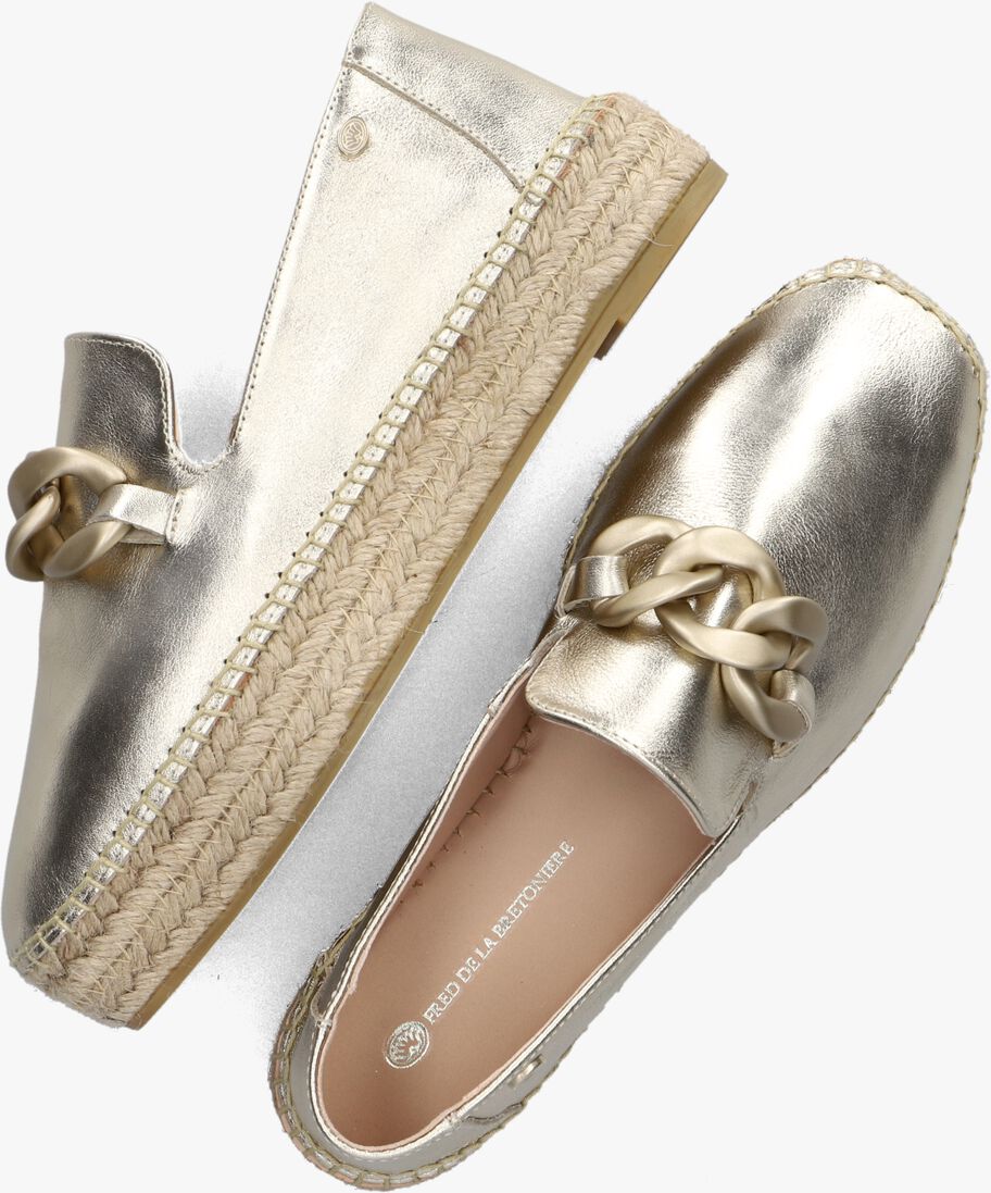 FRED DE LA BRETONIERE gouden fred de la bretoniere espadrilles june li