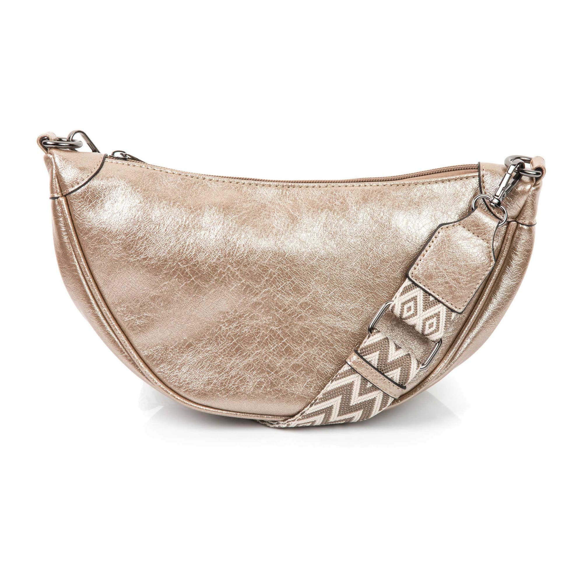 Sac bandoulière or