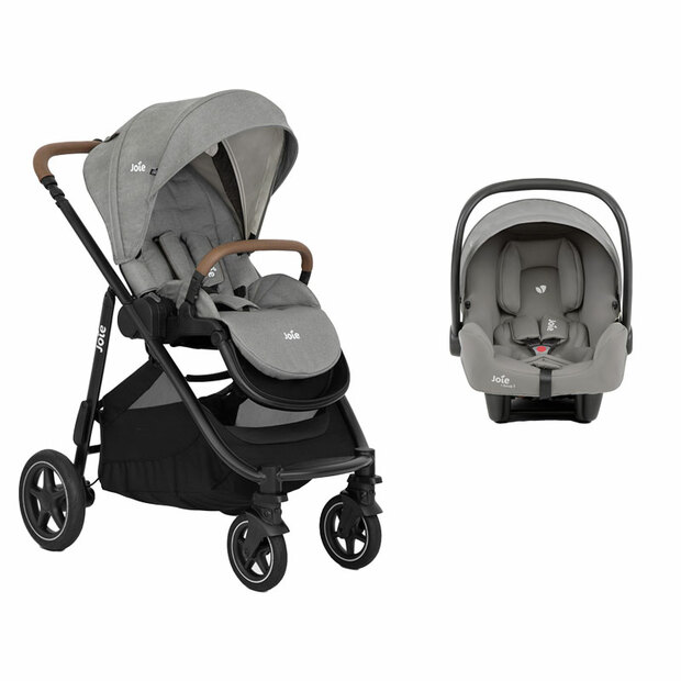 Poussette duo Versatrax + I-Snug 2 Pebble - JOIE