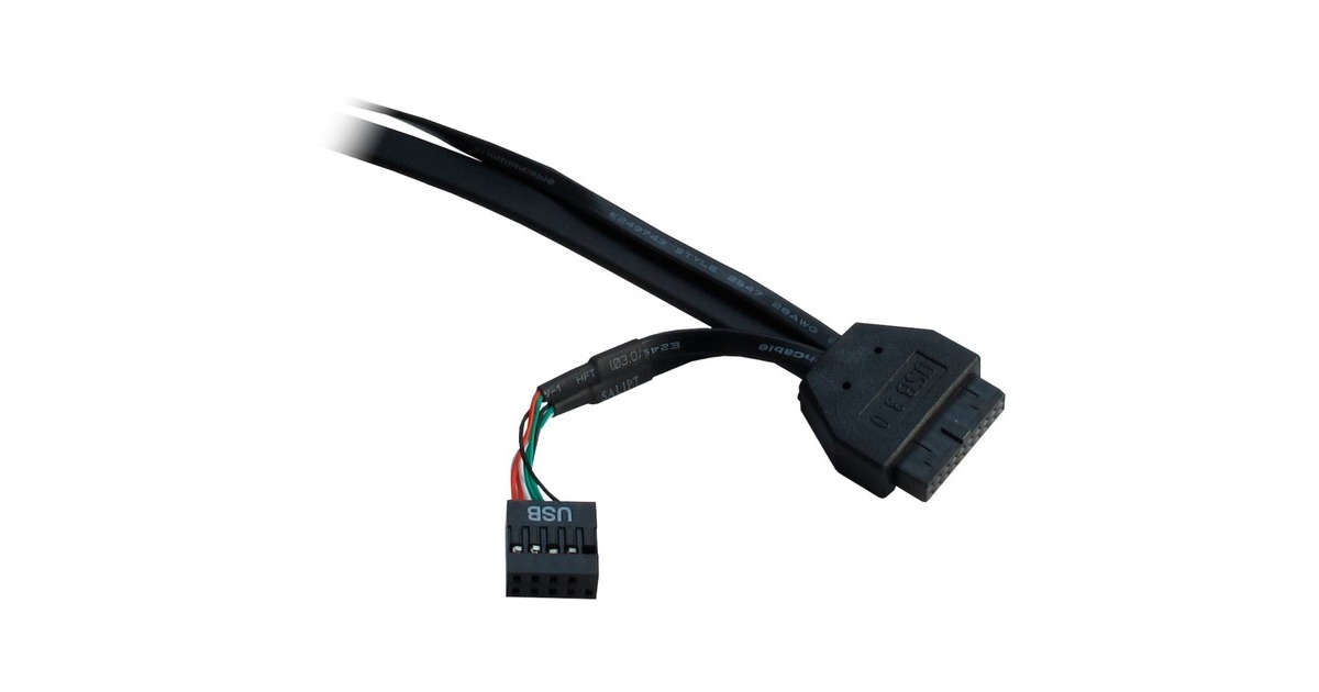 Inter-Tech2U-2129-N rack behuizing  (Zwart | 2x USB-A)