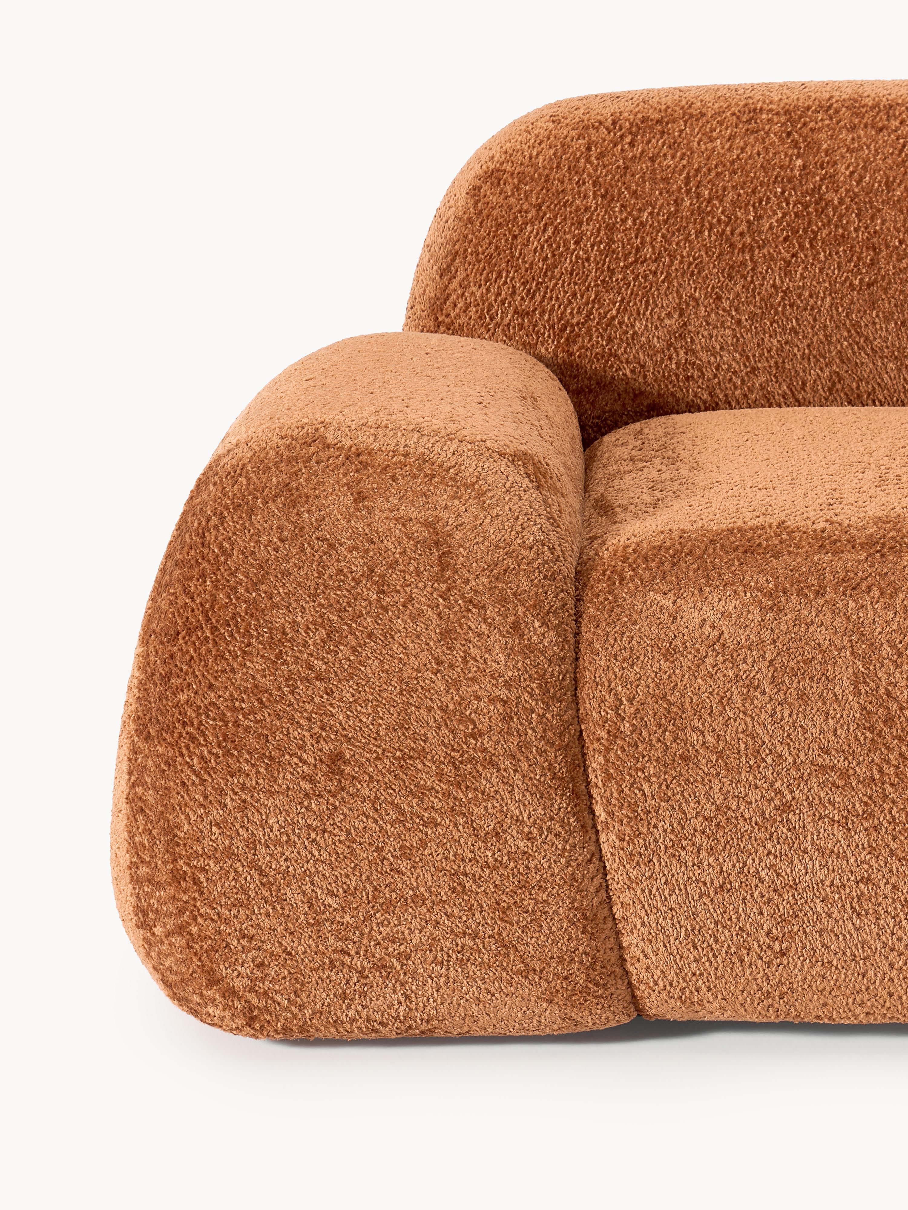 Loungefauteuil Wolke van teddy-bouclé