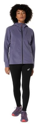 Veste imperméable Asics Metarun Waterproof Violet Femme