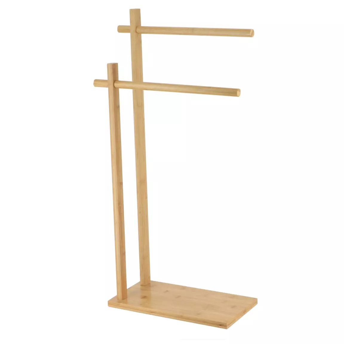 Porte serviette 2 barres bambou (H86 cm) Anako Naturel
