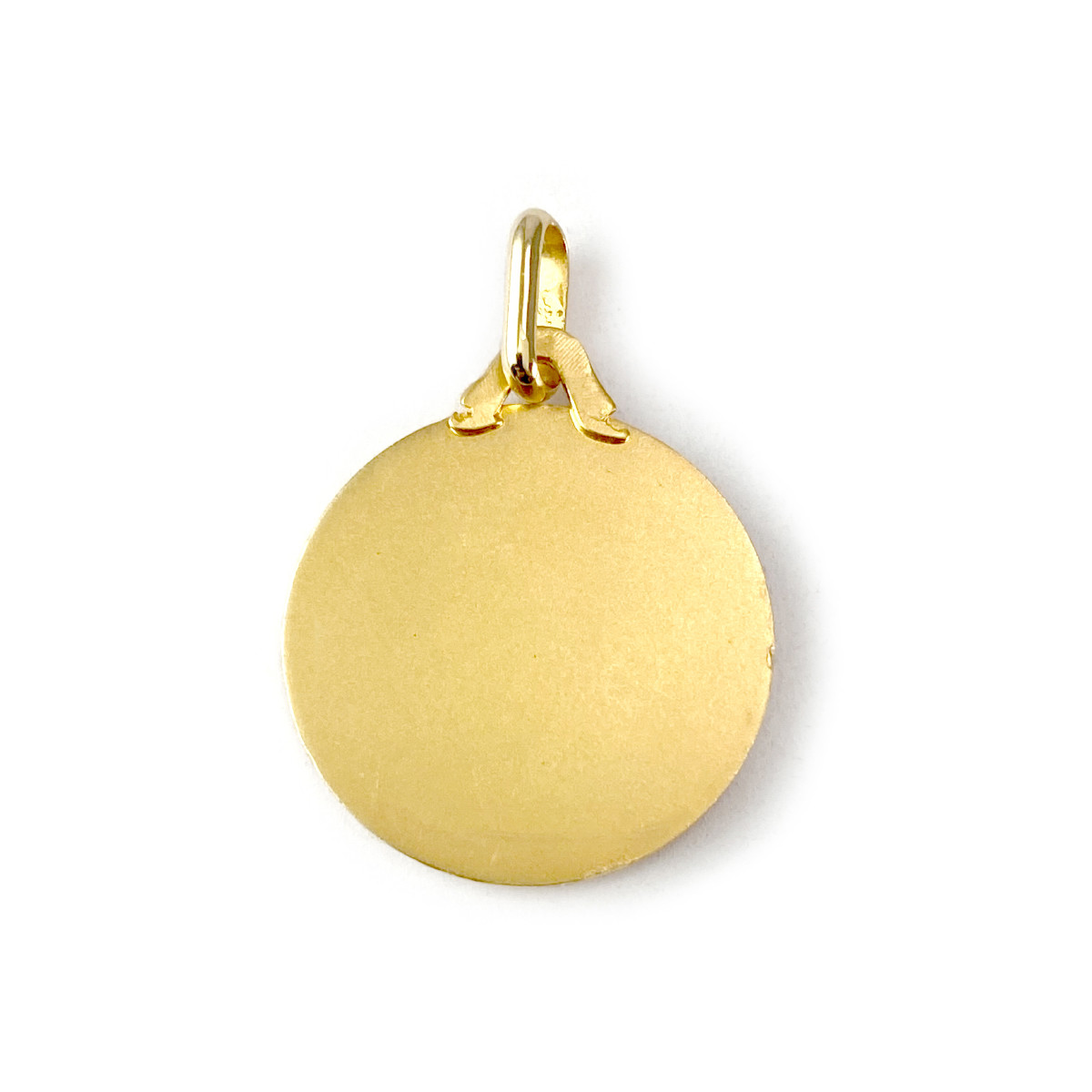 Medaille vierge or jaune