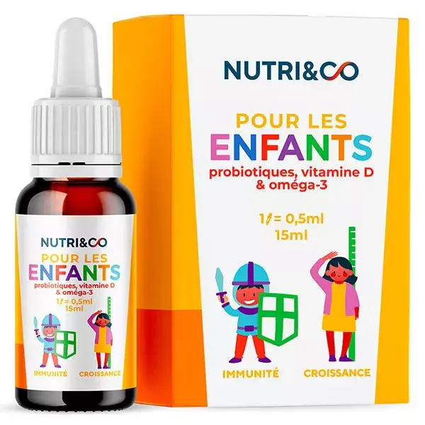 Fórmula Infantil Nutri&Co com Probióticos e Multivitaminas - Frasco Conta-Gotas de 15ml