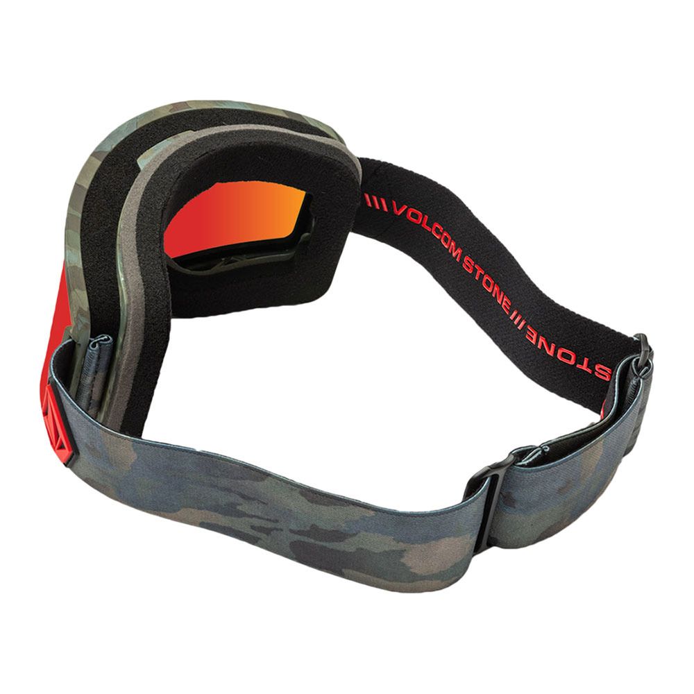 Volcom GARDEN - Masque ski Homme cloudwash camo/red chrome