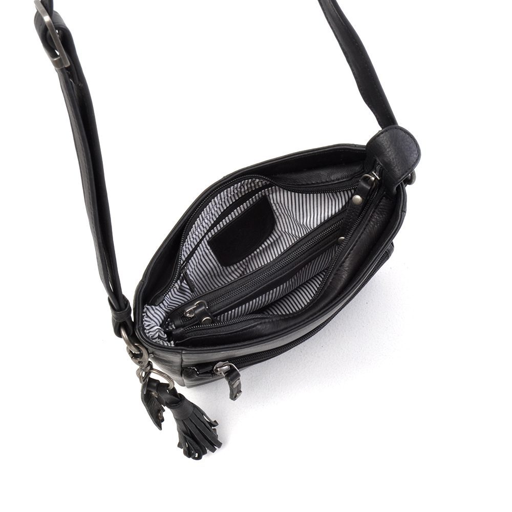 Berba Scotch Crossbody Tas Black