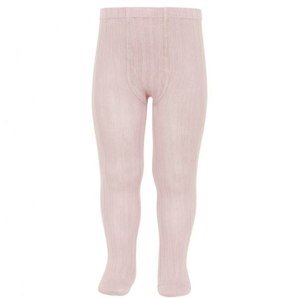 Strømpebukser Rib Rosa - Cóndor → Luksusbaby.dk