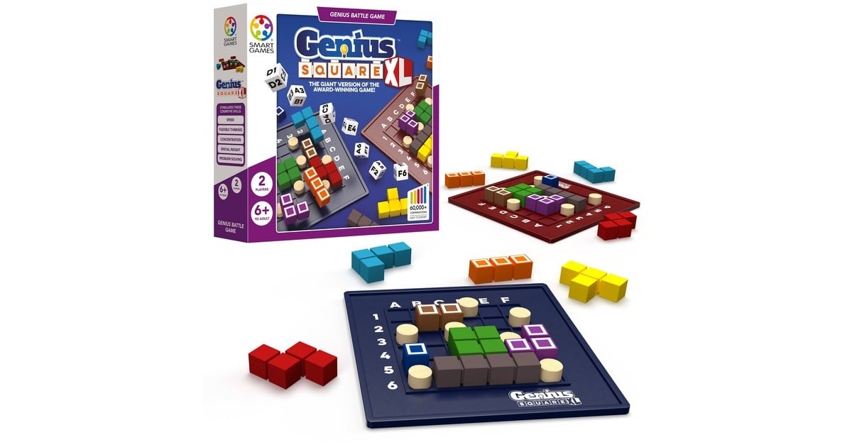 SmartGamesGenius Square XL Bordspel  (Nederlands, 2 spelers, Vanaf 6 jaar)