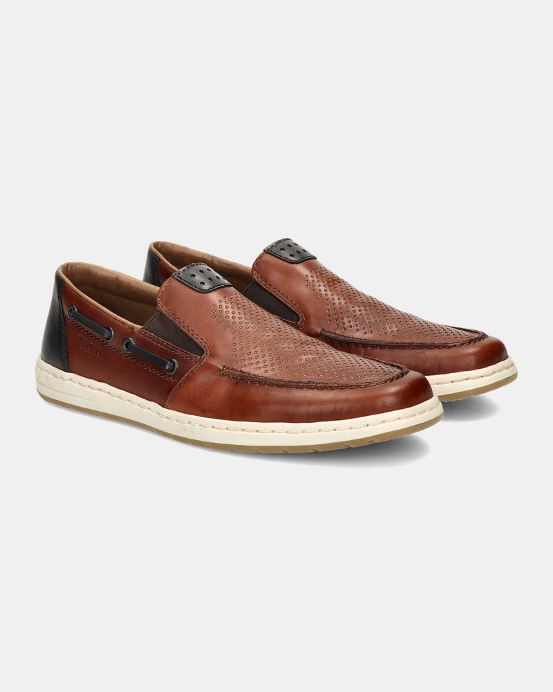 Rieker Instapschoenen  - cognac