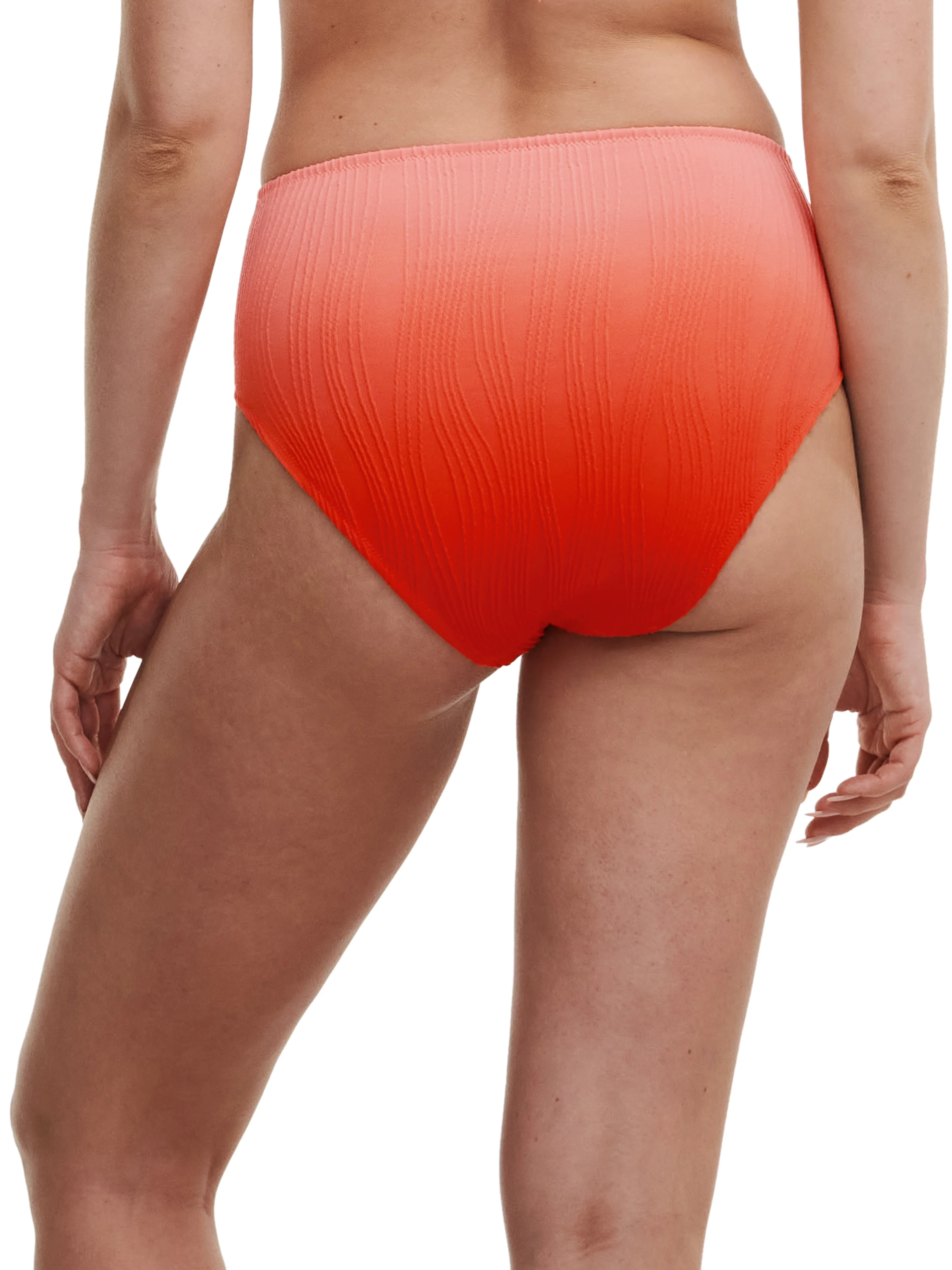 SWIM ONE SIZE - Bas de maillot de bain culotte taille haute | Orange