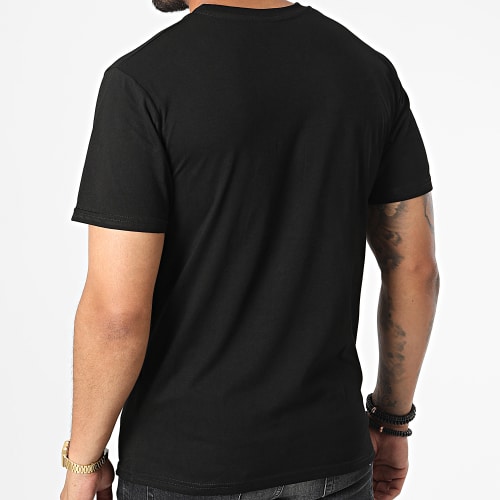 Tee Shirt Poche T8815 Noir Vert Kaki