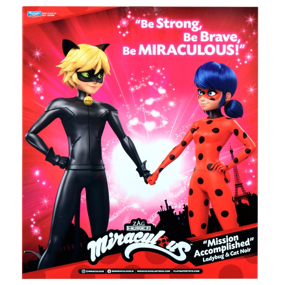 Miraculous Ladybug und Cat Noir Modepuppen 2er-Pack