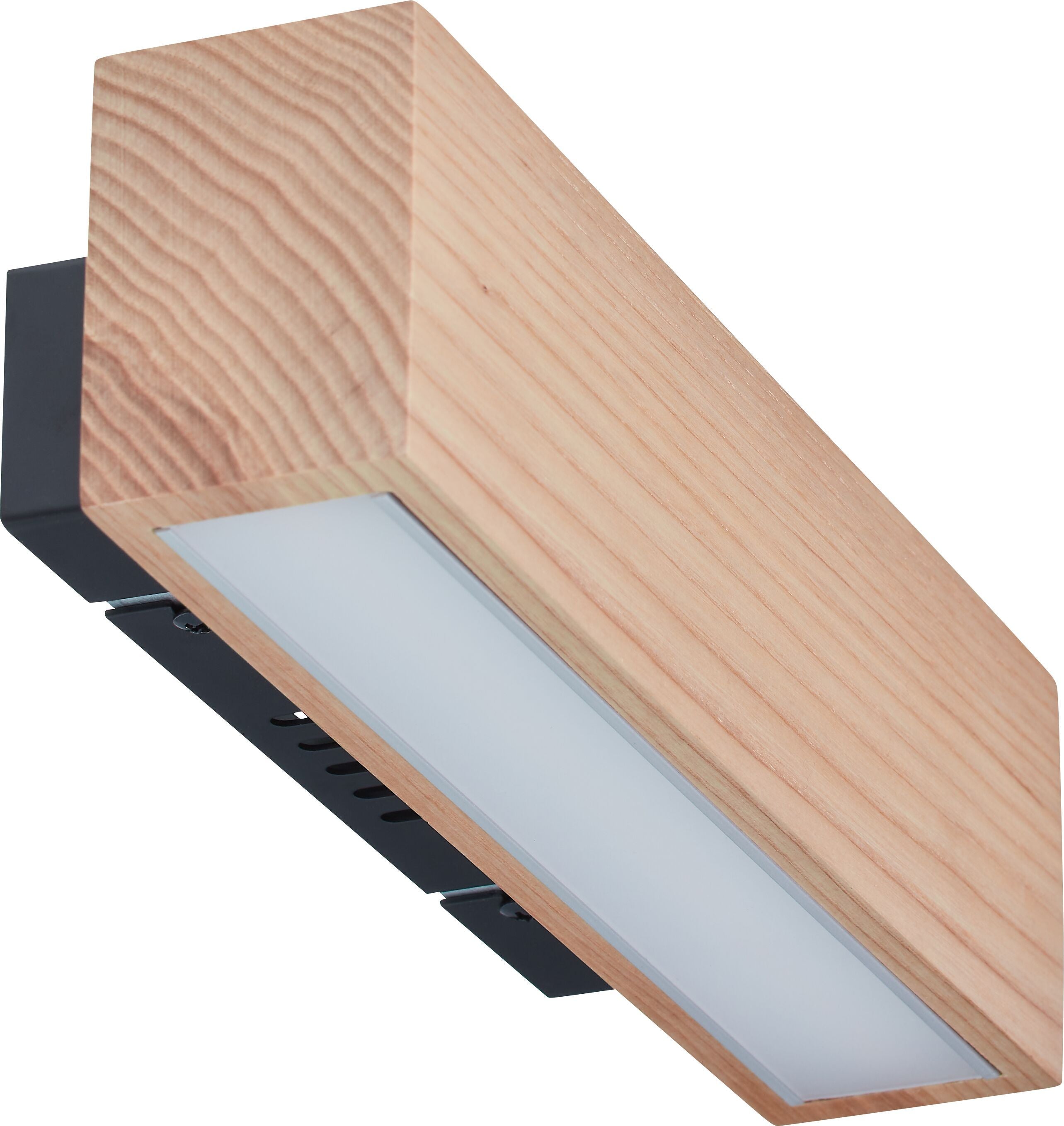 LIGA Wand- / Deckenleuchte - Natur / B: 7.0 cm x T: 25.5 cm x H: 7.5 cm