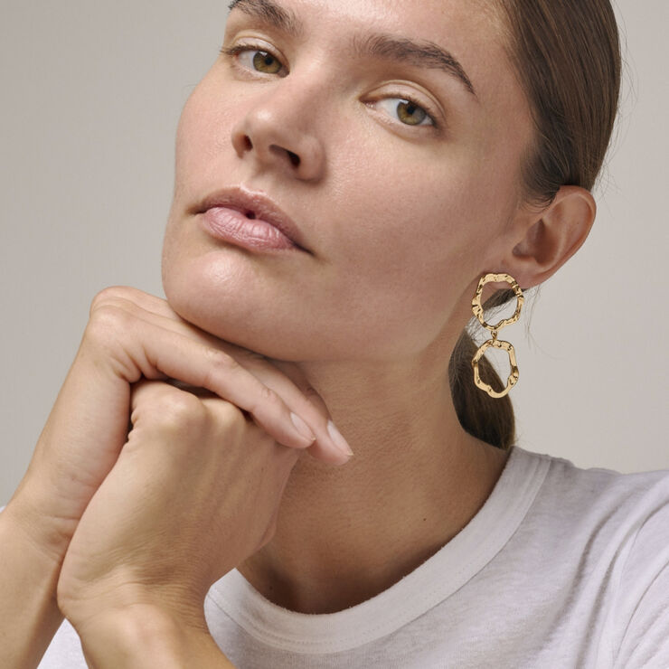ENAMEL Copenhagen Earring, Miriam 925s/gp