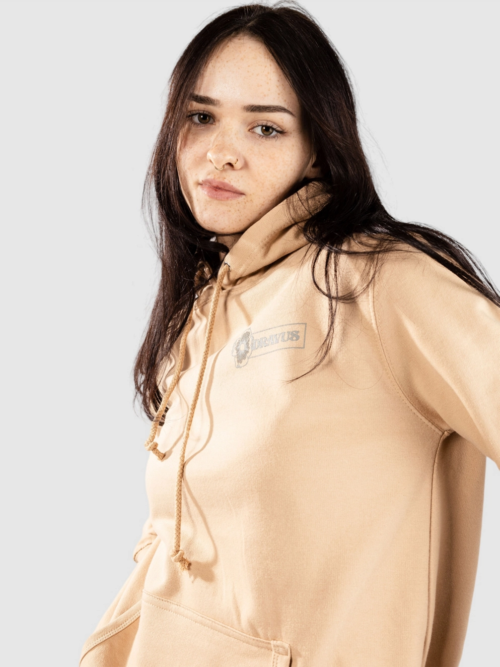 Dravus Boxed In Hoodie brown / dark chocolate