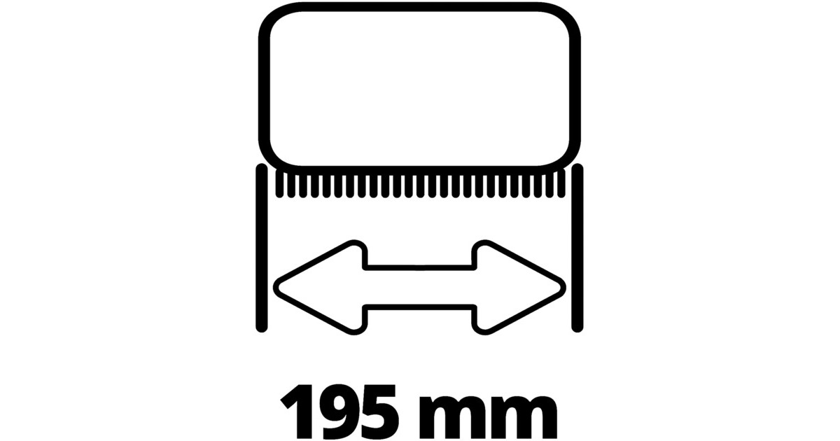 EINHELLSoft borstelset borstel  (hout, kunstgras)
