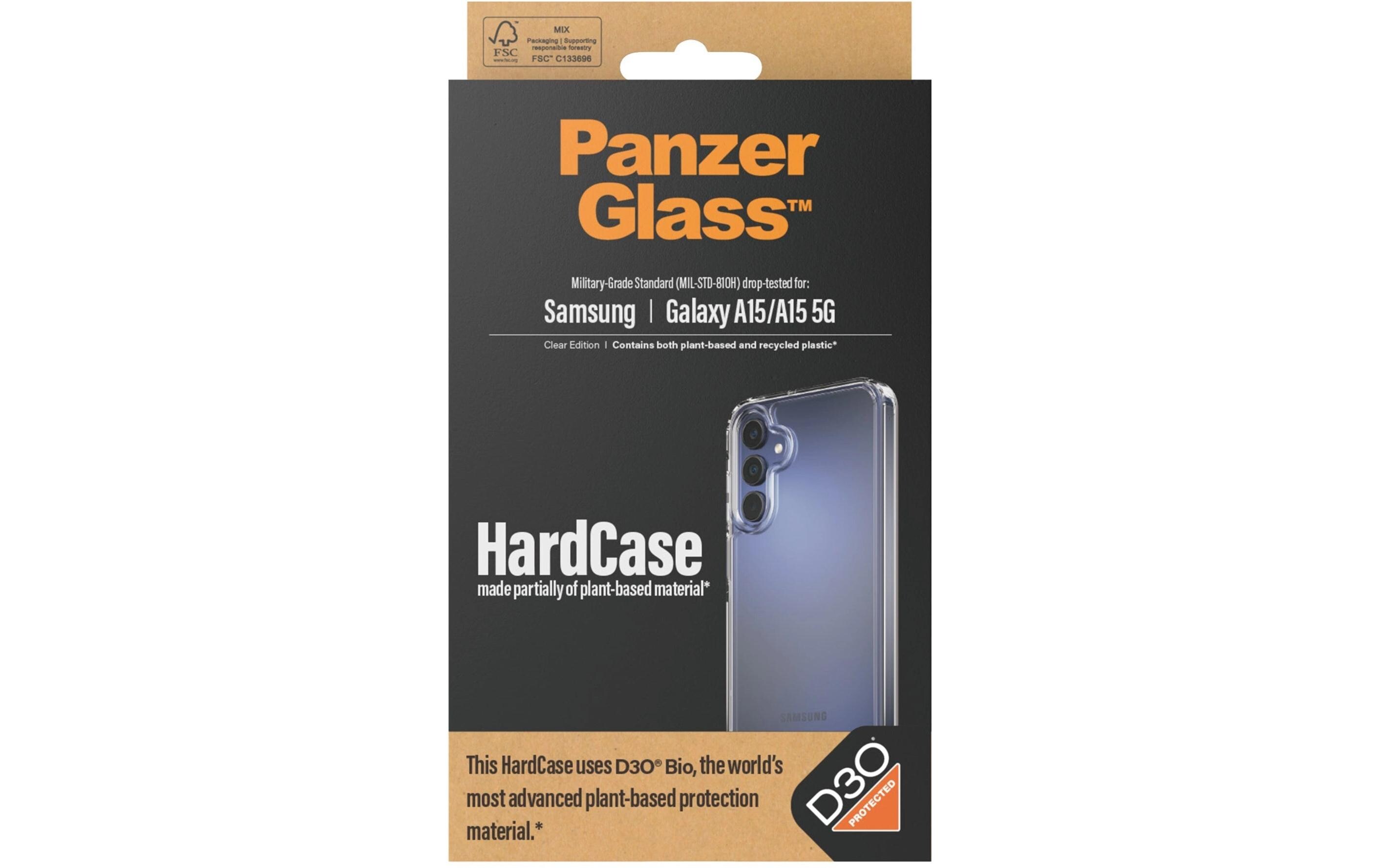Back Cover HardCase D3O Galaxy A15/Galaxy A15 5G TransparentSchutzhülle für das Samsung Galaxy A15/Galaxy A15 5G