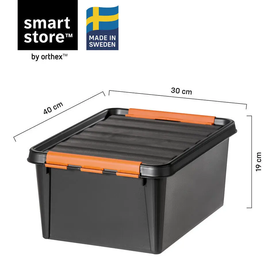 SmartStore Stevige Opbergbox 14L Set van 2 - 40x30x19cm