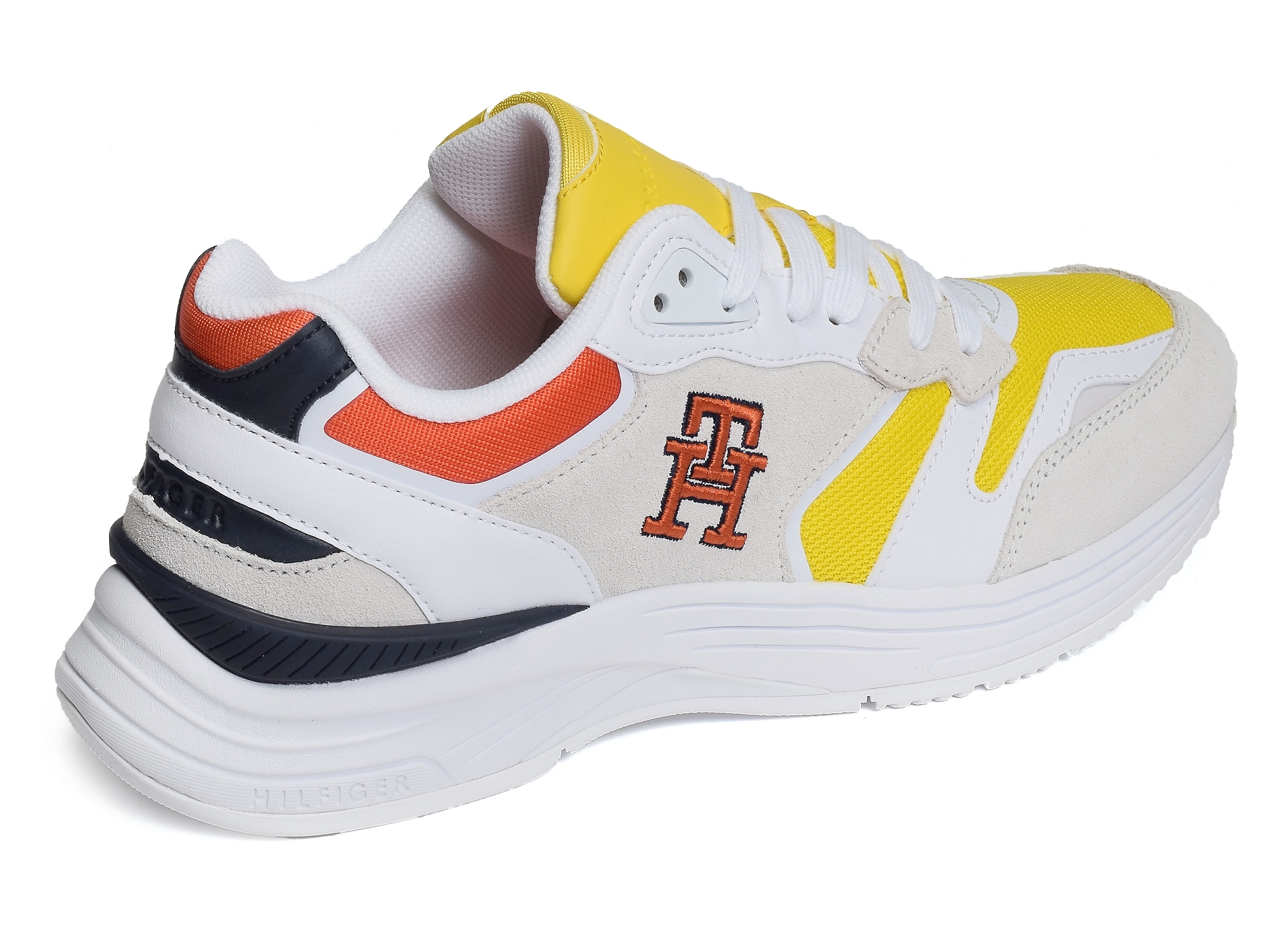 Modern prep sneaker mix 4498 blanc multicolore