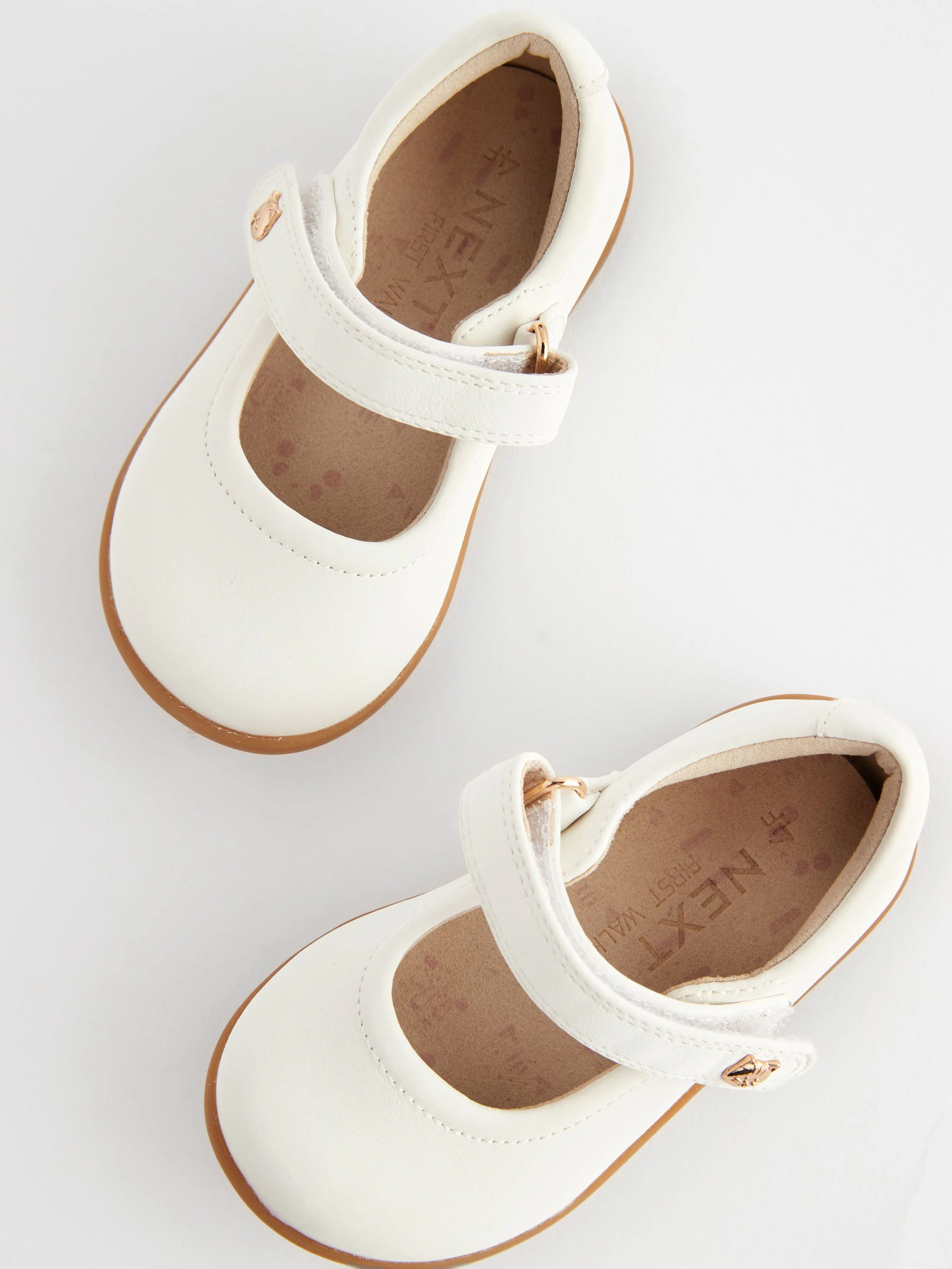 Wit - Mary Jane-schoentjes voor eerste babypasjes