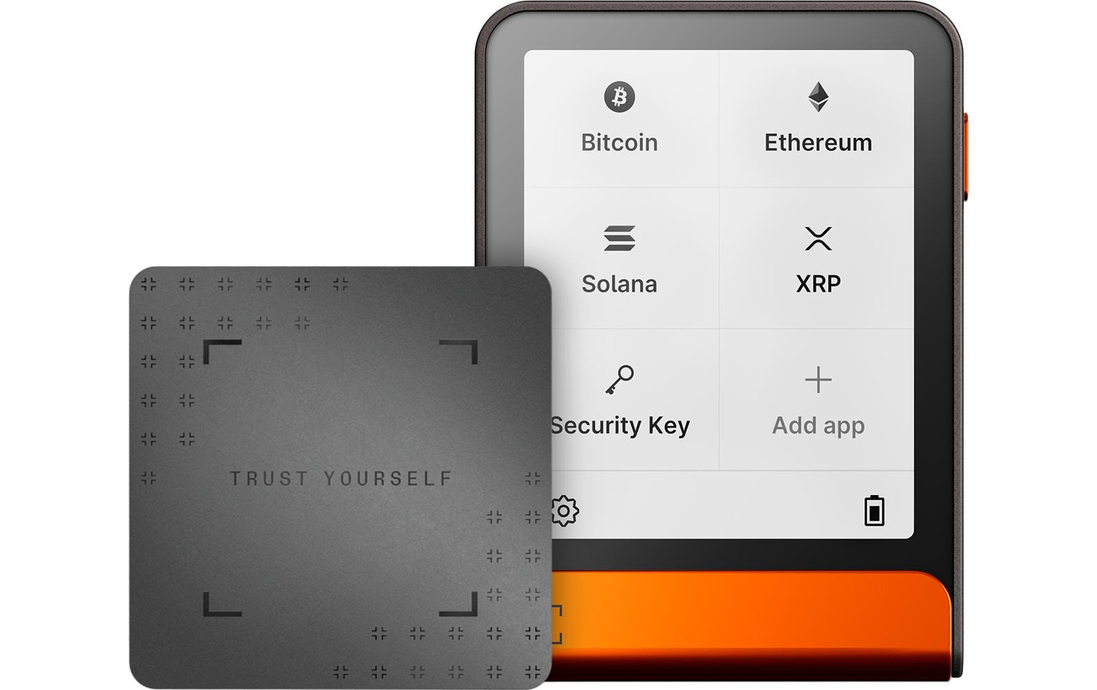 Flex Orange<br>Hardware-Wallet für Schutz digitaler Vermögenswerte inkl. Recovery Key