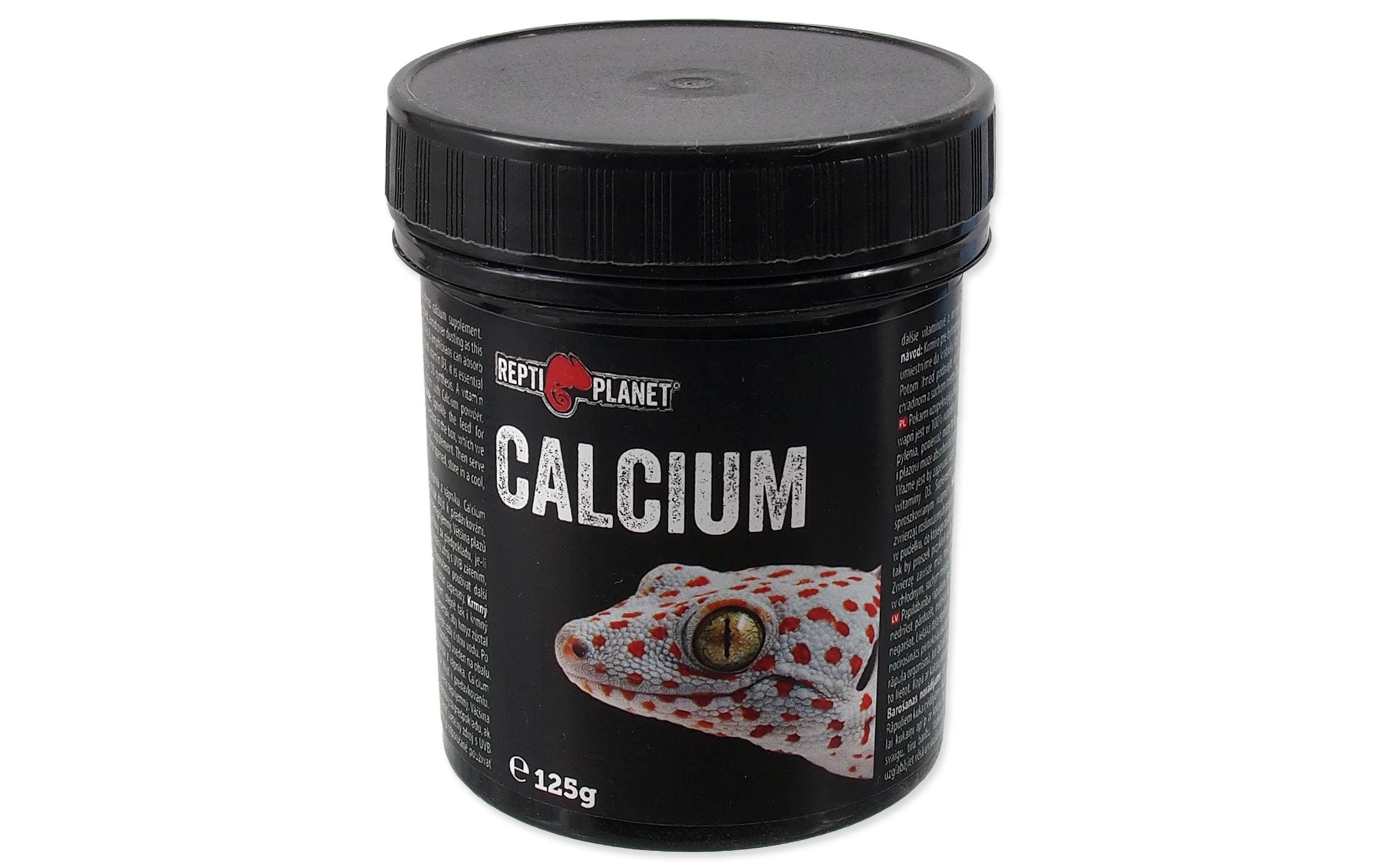 Calcium, 125 gErgänzungsfutter für Reptilien