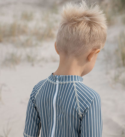 Petit Piao Schwimmanzüg - Blue Mirage/Off White