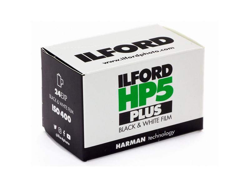 Ilford Analogfilm HP 5 400 135-36 Feinkörniger, hochempfindlicher und stark pushbarer panchromatischer Schwarzweissfilm
