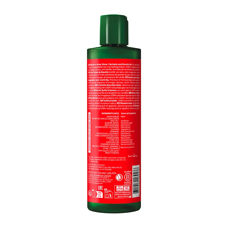 Inspire Shower Cream Granatapfel, 400ml