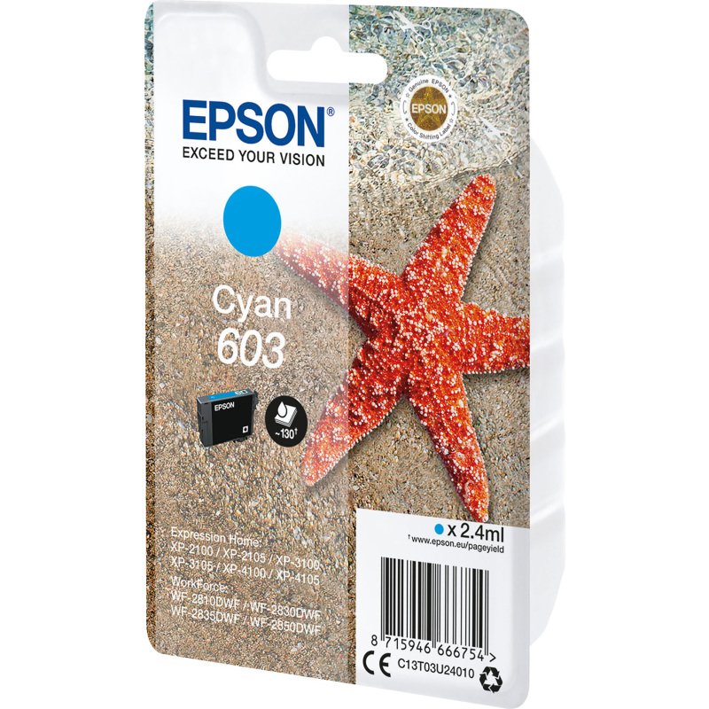 Epson 603 cartouche couleurs séparées pour imprimante jet d'encre