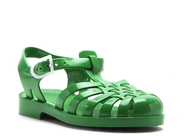 Meduse mules et sabots enfant sun boite vert