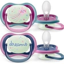 Philips Avent SCF376/13 Ultra Air Nighttime-sutter 6-18 måneder, 2 stk