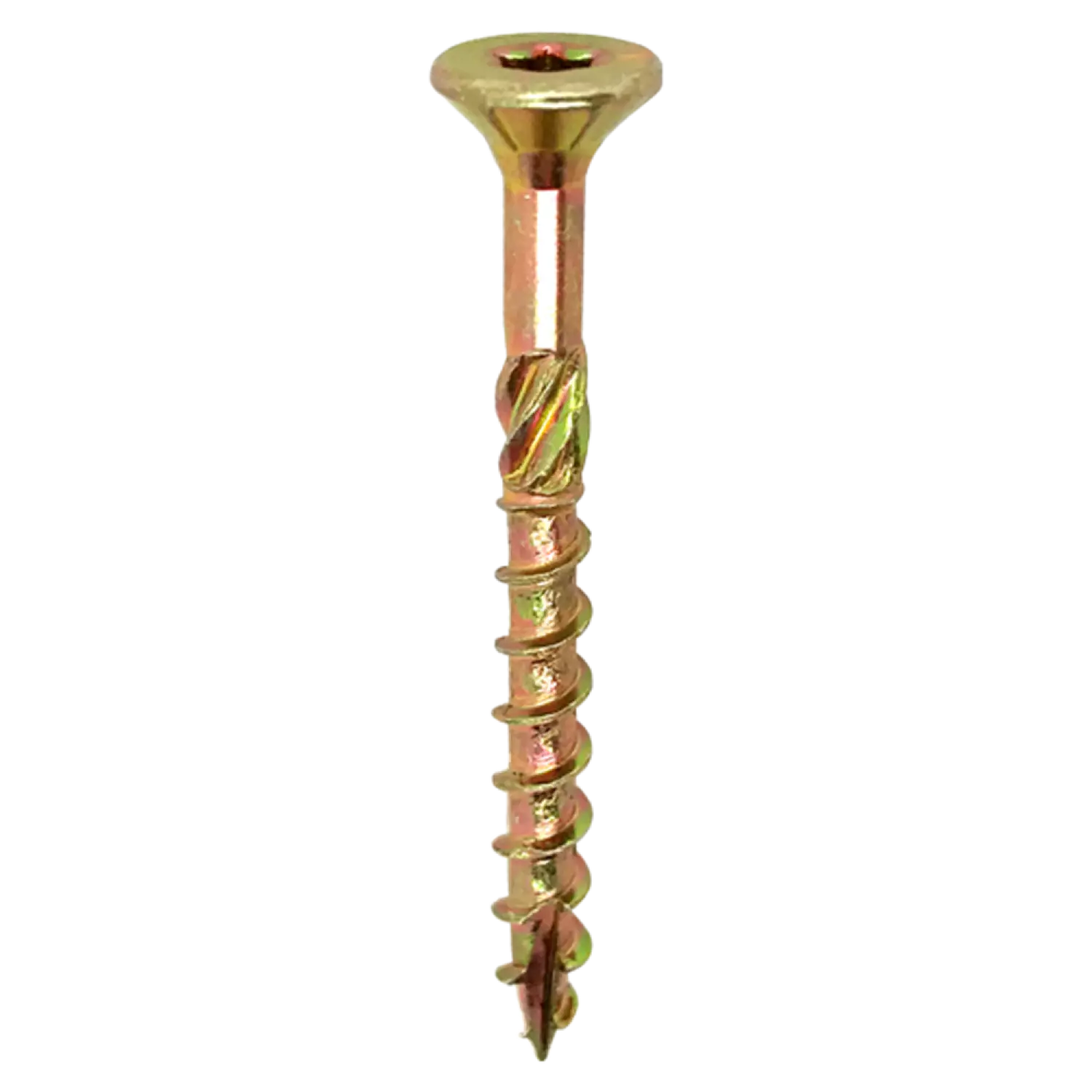 Woodies 61440272 Ultimate Spaanplaatschroef - Geelverzinkt - Verzonken kop - Deeldraad - TX20 - 4.0 x 25mm (200st)