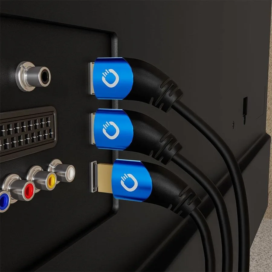 Oehlbach Shape Magic UHD 40 Noir (3 m) Câbles HDMI
