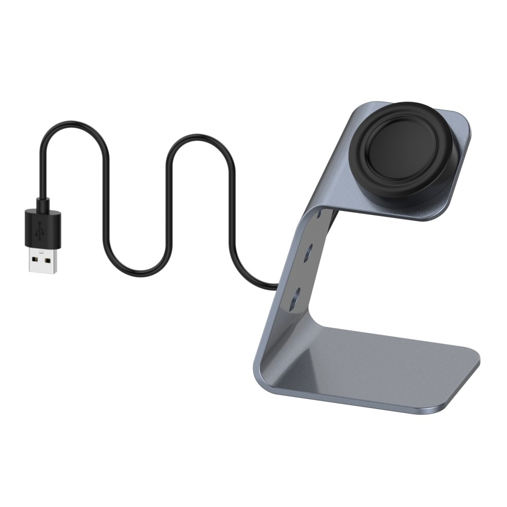 Samsung Galaxy Watch 4 / 3 / Active 2 / Active 1 USB Ladegerät Dockingstation - Grau