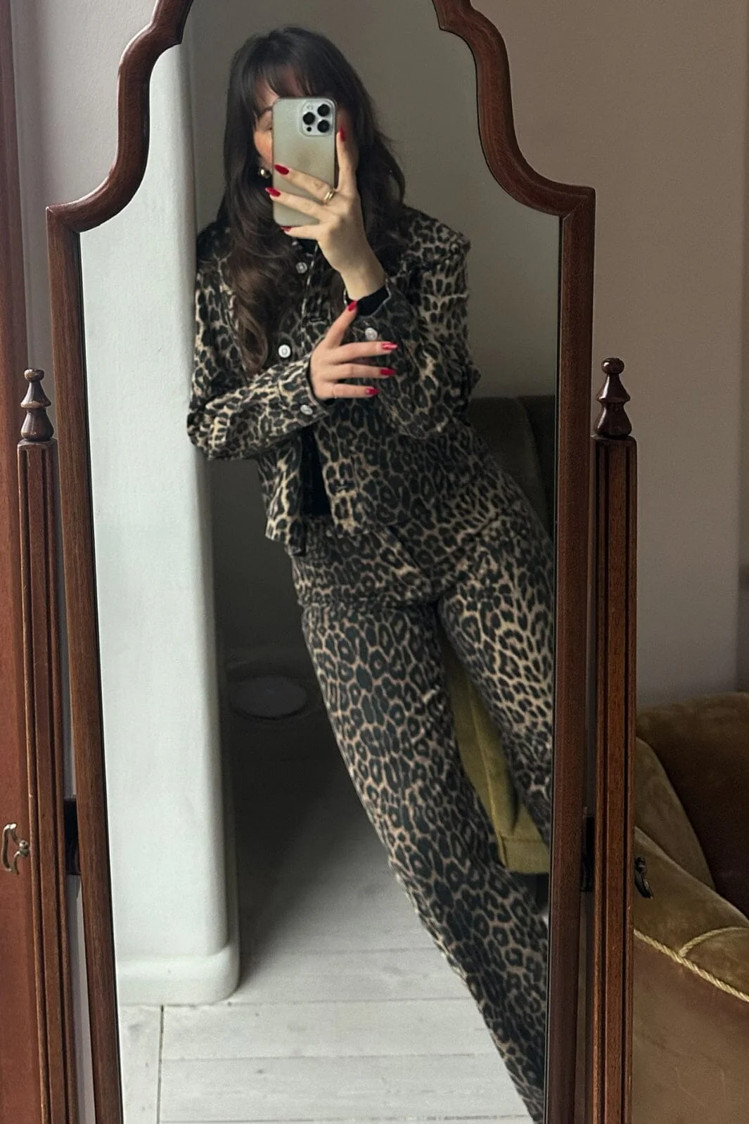 Neo Noir Emilia Leopard Jacket