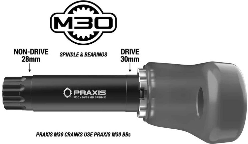 Praxis Works Zayante Carbon M30 53/39Z Road Kurbelgarnitur kaufen | Bike-Discount
