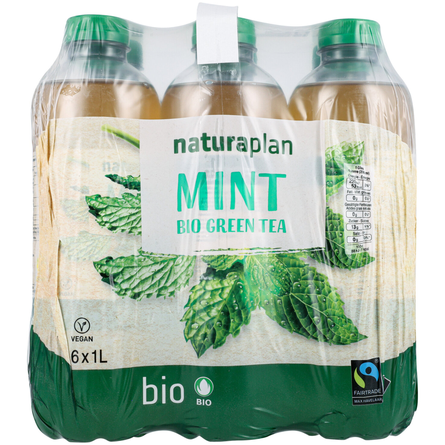 Naturaplan Organic Mint Green Ice Tea 6x1l