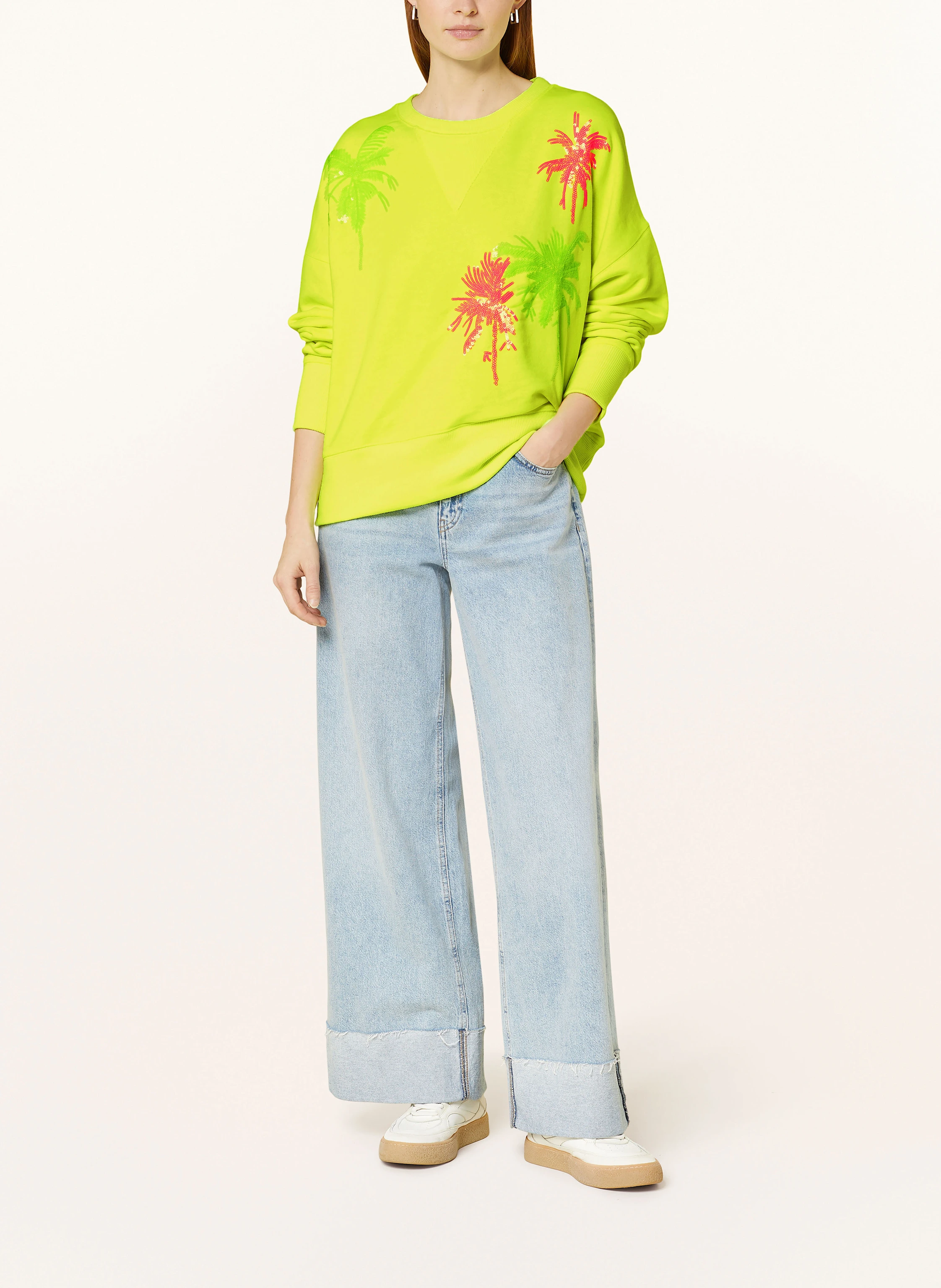miss goodlife Sweatshirt mit Pailletten