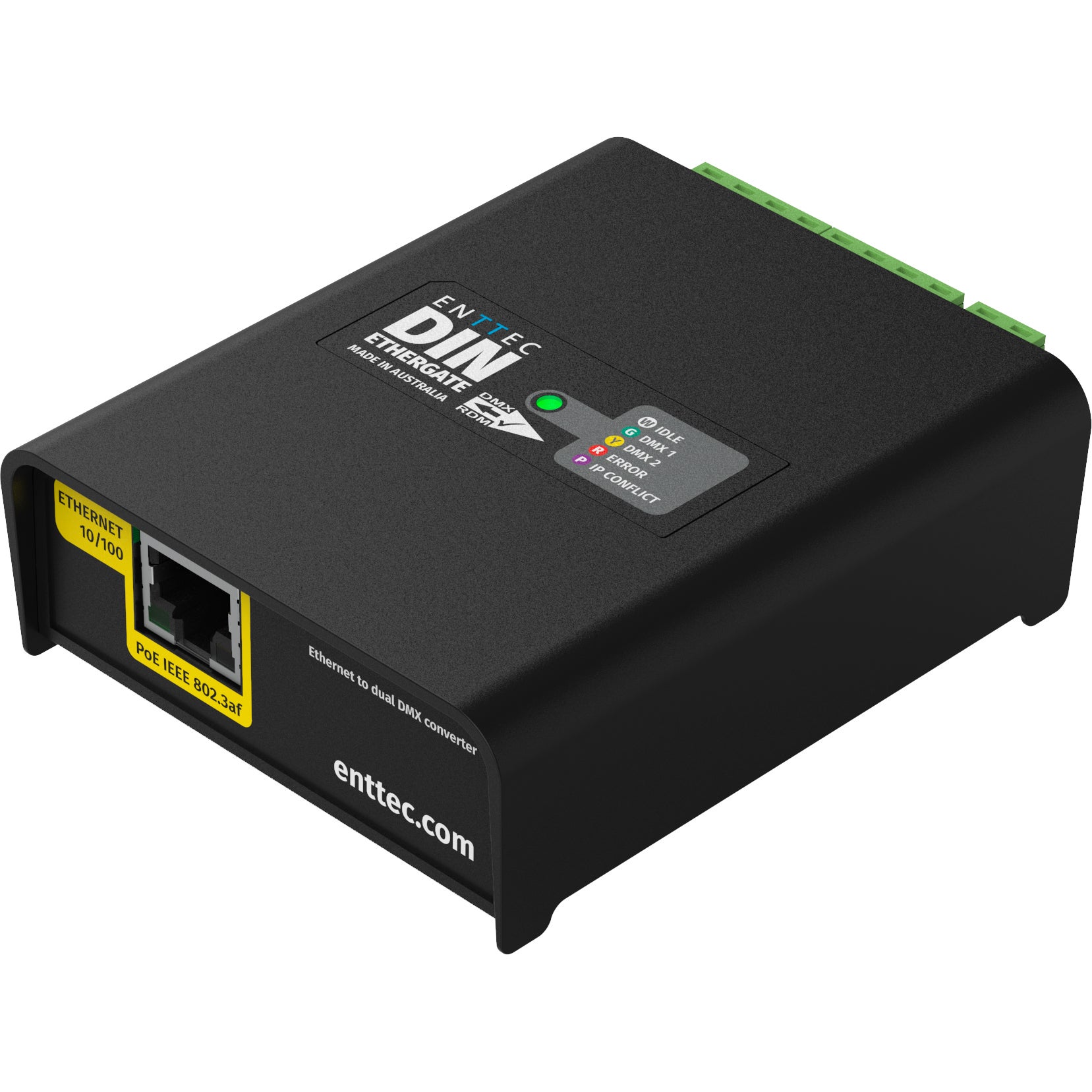Enttec DIN Ethergate ethernet-DMX converter