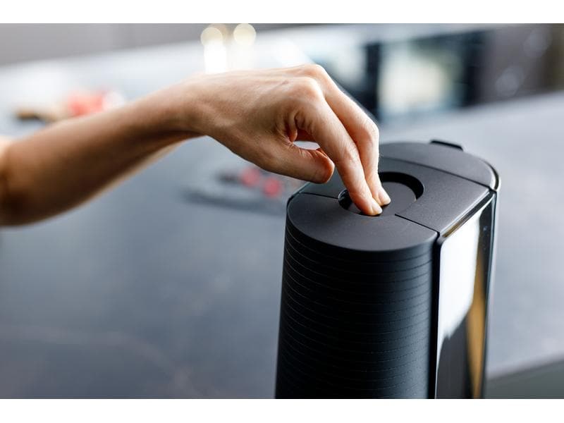 Sodastream Wassersprudler Terra Schwarz Wassersprudler mit Fuse Kunststoffflasche und Quick Connect Zylinder